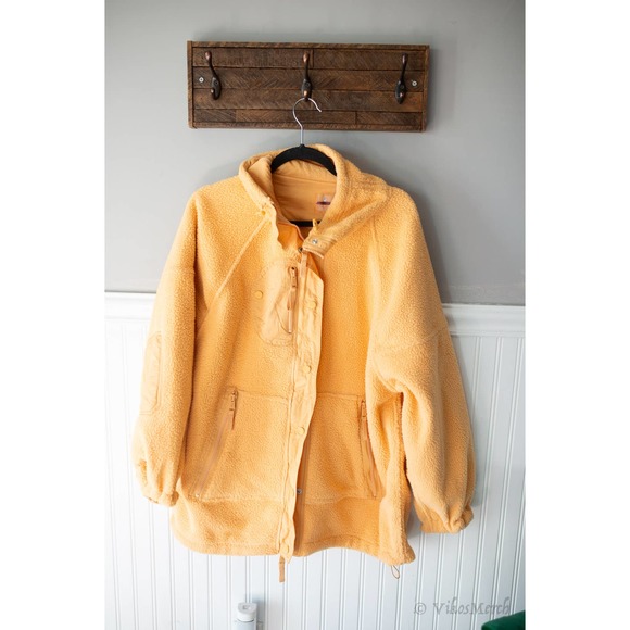 Free People Movement Hit The Trails Fleece Jacket Coat Medium NEW - Picture 2 of 4